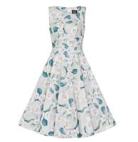 Hearts & Roses Rey Floral Swing Dress Grey-L