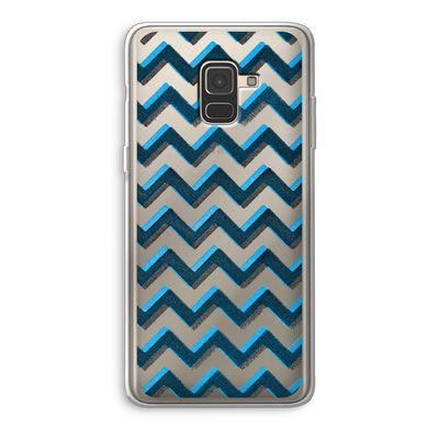 Onderbroken lijn: Samsung Galaxy A8 (2018) Transparant Hoesje