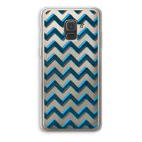 Onderbroken lijn: Samsung Galaxy A8 (2018) Transparant Hoesje