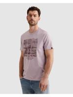 Pme Legend Single Jersey Print Ptss2603554 Overhemd 4203 Lavender Frost