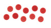 Nobo magneten voor whiteboard diameter van 32 mm, pak van 10 stuks, rood - thumbnail