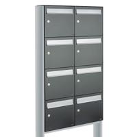 Allux Flow Set 2-Breed, 4-Hoog Op Statief Antraciet - 40040065_2x4s