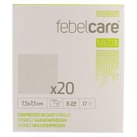 Febelcare Med1 Steriele Gaaskompres 7,5x7,5cm 20x1