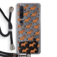 Pony: Xiaomi Mi Note 10 Transparant Hoesje met koord