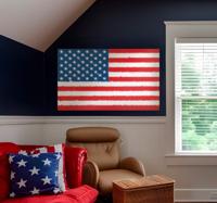 Sticker oude vlag Amerika