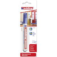 Edding 3000 4-3000003 Permanent marker Blauw Watervast: Ja