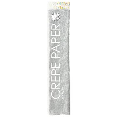 Globos Crepepapier zilver, 50x250cm