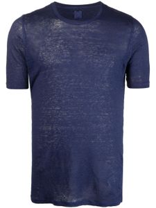 120% Lino t-shirt à effet chiné - Bleu