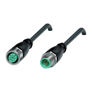 Pepperl+Fuchs 240775-0014 Sensor/actuator connector, geassembleerd Aantal polen (sensoren): 4, 4 0.6 m 1 stuk(s)