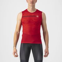 Castelli Insider spinning shirt mouwloos rood heren XXXL