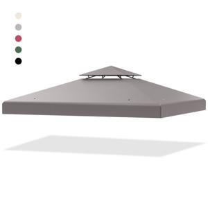 Paviljoendak Vervangdak Paviljoenzeil Dakafvoer Schoorsteenafvoer voor Paviljoen 3 x 3 M Grijs
