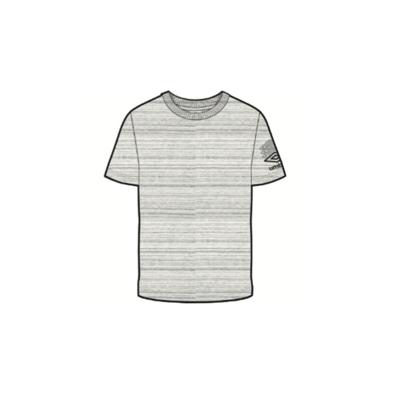 Heren-T-Shirt met Korte Mouwen Umbro TERRACE 66207U 263 Grijs - Maat: M