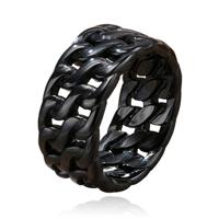 Mendes Heren Ring- Dual Cuban Black-20mm