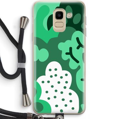 Bushes: Samsung Galaxy J6 (2018) Transparant Hoesje met koord