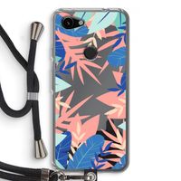 Tropisch: Pixel 3a Transparant Hoesje met koord