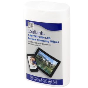 LogiLink RP0010 computerreinigingskit LCD/TFT/Plasma Droge doekjes voor apparatuurreiniging