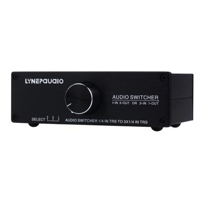 B833 Passieve Speaker Stereo schakelaar luidspreker 1 Input en Output 3 of 3 Input en 1 uitgang (zwart)