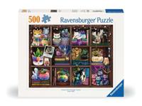Ravensburger puzzel cats and succelents 500 stukjes