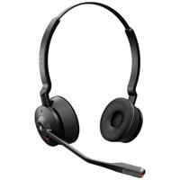 Jabra Engage 55 On Ear headset Telefoon DECT Stereo Zwart Incl. oplaad- en dockingstation, Volumeregeling, Microfoon uitschakelbaar (mute) - thumbnail