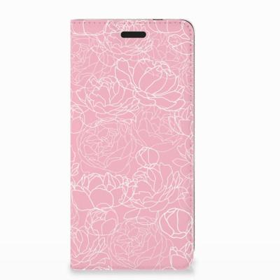 Nokia 3.1 (2018) Smart Cover White Flowers