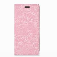Nokia 3.1 (2018) Smart Cover White Flowers