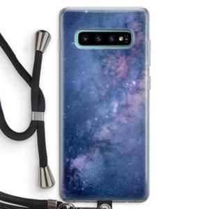 Nebula: Samsung Galaxy S10 Plus Transparant Hoesje met koord