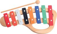 Boogie Bee Metallophone wood met 8 noten