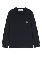 Stone Island Junior t-shirt en coton à motif Compass - Bleu - thumbnail