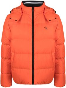 Calvin Klein Jeans veste matelassée à capuche - Orange