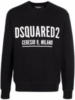 DSQUARED2 sweat à logo imprimé - Noir