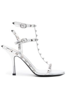 Valentino Garavani sandales Rockstud 100 mm - Argent