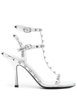 Valentino Garavani sandales Rockstud 100 mm - Argent