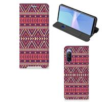 Sony Xperia 10 III | Hoesje met Magneet | Aztec Paars