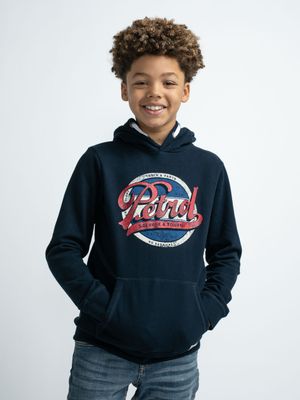 Petrol Industries Jongens Classic hoodie Midnight Navy - 104 Petrol Industries Jongens Classic hoodie Midnight Navy - 104