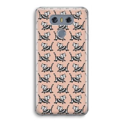 Zwarte poes: LG G6 Transparant Hoesje