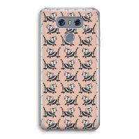 Zwarte poes: LG G6 Transparant Hoesje
