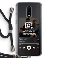Music Player: OnePlus 7 Transparant Hoesje met koord