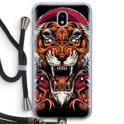 Tiger and Rattlesnakes: Samsung Galaxy J5 (2017) Transparant Hoesje met koord