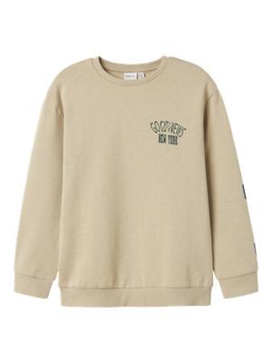 Name it winter sweater jongens - bruin - regular fit - NkmNolen