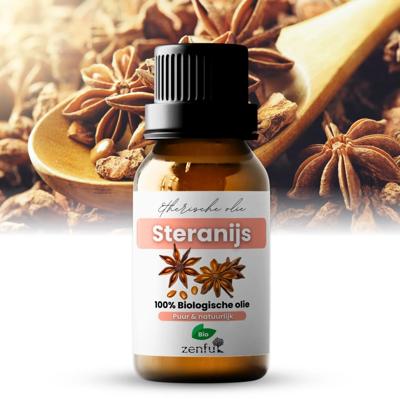 Anijsolie Steranijs etherische olie biologisch 10 ml