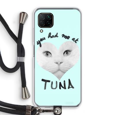 You had me at tuna: Huawei P40 Lite Transparant Hoesje met koord
