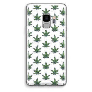 Weed: Samsung Galaxy S9 Transparant Hoesje
