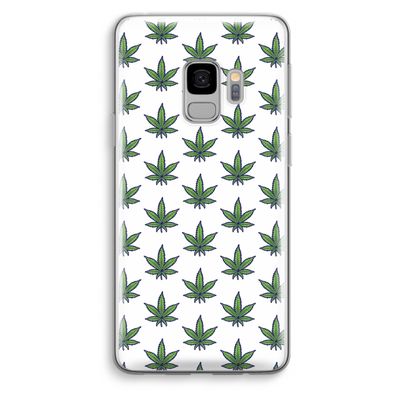 Weed: Samsung Galaxy S9 Transparant Hoesje