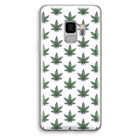 Weed: Samsung Galaxy S9 Transparant Hoesje