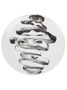 Fornasetti assiette imprimée - Blanc