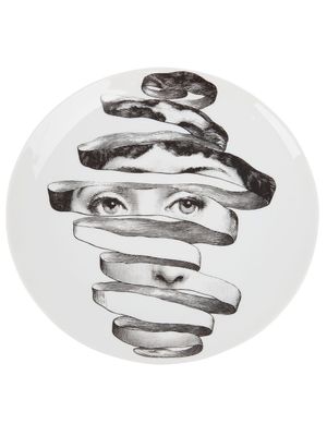 Fornasetti assiette imprimée - Blanc