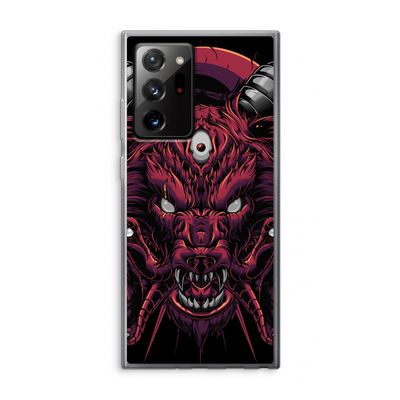 Hell Hound and Serpents: Samsung Galaxy Note 20 Ultra / Note 20 Ultra 5G Transparant Hoesje