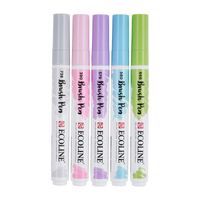 Ecoline brushpen - pasteltinten - set van 5 stuks