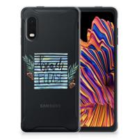 Samsung Xcover Pro Telefoonhoesje met Naam Boho Beach