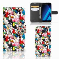 Samsung Galaxy A5 2017 | Telefoonhoesje | Met pasjeshouder | Birds Samsung Galaxy A5 2017 | Telefoonhoesje | Met pasjeshouder | Birds